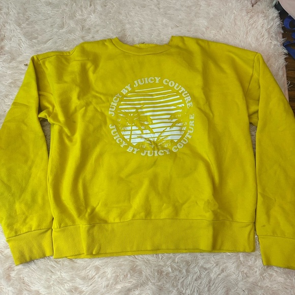 Juicy Couture Tops - 💕 Juicy Couture Vibrant Yellow Pullover